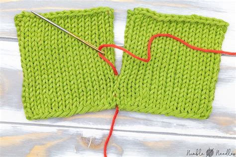 How to do the Mattress Stitch in knitting - Step by step tutorial ...