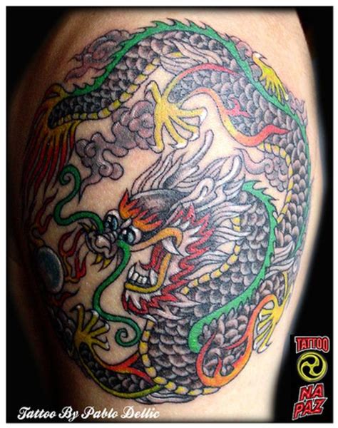 Chinese Dragon Tattoo By Pablo Dellic Chinese Dragon Tattoos Dragon