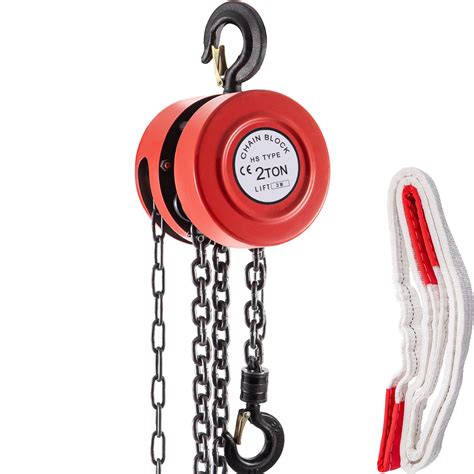 Free Shipping BENTISM Chain Hoist Chain Block 3 Ton Capacity 10 Feet