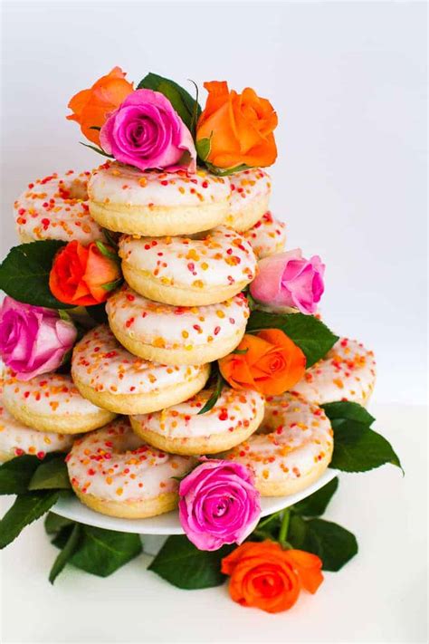 How To Make Your Own Donut Wedding Cake Stand Bespoke Bride Wedding Blog