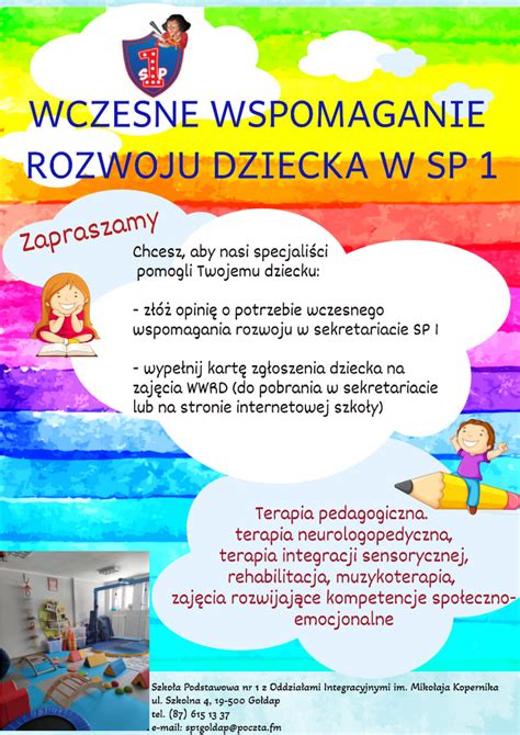 Wczesne Wspomaganie Rozwoju Dziecka Szko A Podstawowa Nr Z