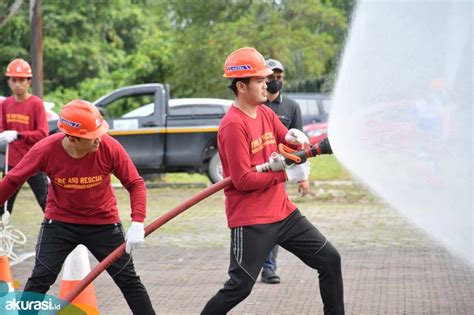 Bulan K3 Nasional 2022 Pupuk Kaltim Gelar Lomba Pemadam Kebakaran