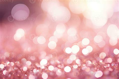 Background Of A Pink Fairy Dust Light Pattern Glitter And Sun Rays