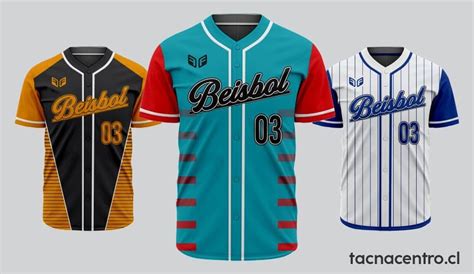 Camisetas de Beisbol Personalizadas en Chile Diseño