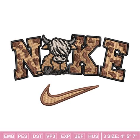 Brown Cow X Nike Embroidery Design Nike Embroidery Embroid Inspire Uplift