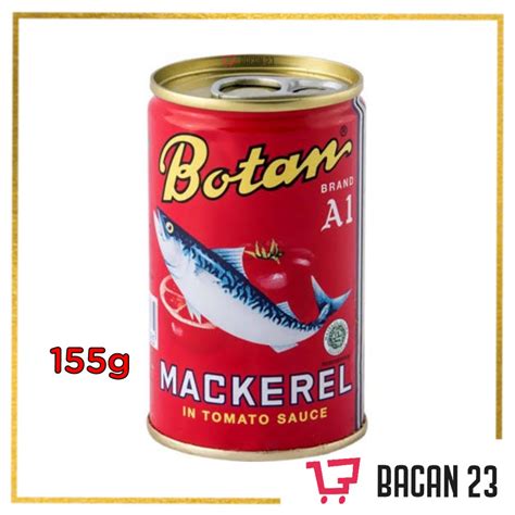 Jual Botan Mackerel Saus Tomat Gr Ikan Sarden Kaleng Bacan