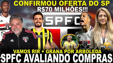 Confirmado Spfc Fez Propota Por Meia R Milh Es Em Refor Os