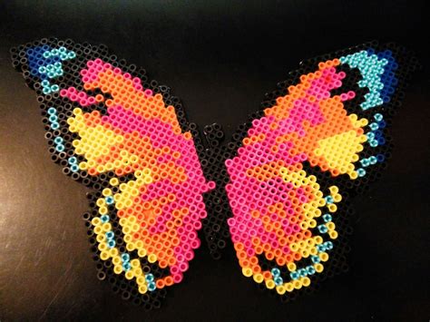 Multicolored Butterfly Perler Beads By Sara Swope Perler Beads