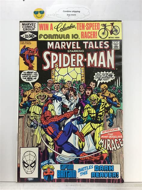 Marvel Tales Spiderman The Mirage Captain Britain Back