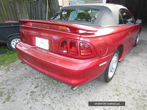 1996 Ford Mustang Gt Convertible 2 Door 4 6l