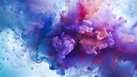 Color Mist Ink Water Haze Texture Generative AI Stock Photo Image