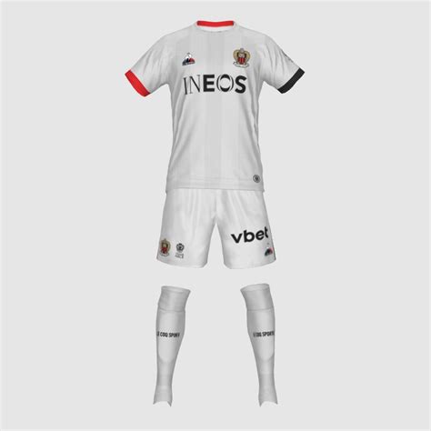 OGC NICE Away Kit Ligue 1 23 24 PES Master Kit Creator Showcase