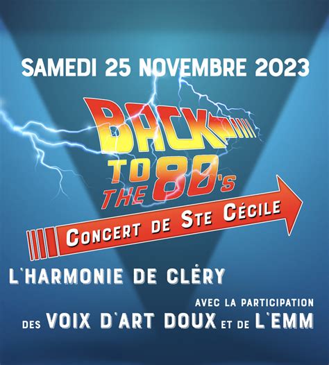 Concert de Sainte Cécile Samedi 25 novembre 2023 20h30 Espace Loire