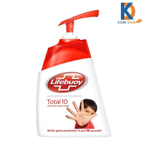 Lifebuoy Handwash Total 10 Pump 200ml Kom Damicom