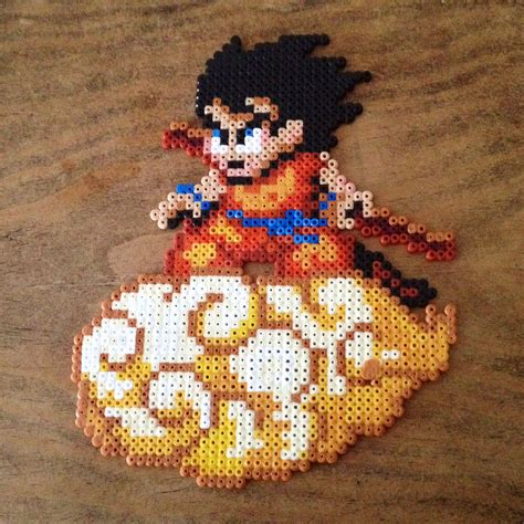 Goku Dragon Ball Super Hama Beads Llaveros Hama Beads Punto De Cruz