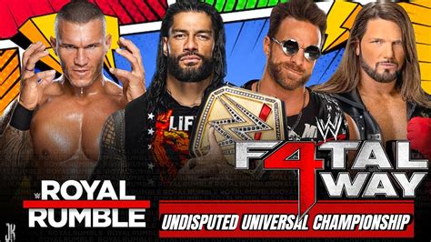 Roman Reigns Vs Randy Orton Vs Aj Styles Vs La Knight Royal Rumble 2024