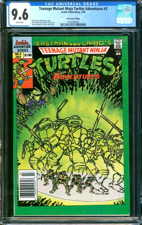 Teenage Mutant Ninja Turtles Adventures Archie Cgc Rare