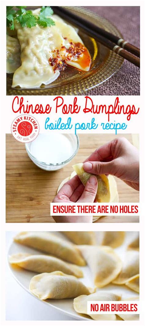 Chinese Boiled Pork Dumplings Recipe Steamy Kitchen