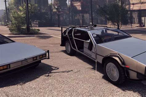 1 9 2 2 Delorean By Grand Theft Auto V By Red Dead Stable Diffusion