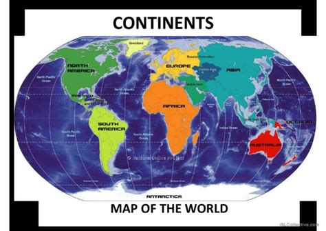 CONTINENTS COUNTRIES AND FLAGS Gener English ESL Powerpoints