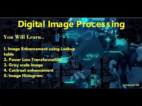 Digital Image Processing Dip Lecture Youtube