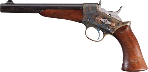 At Auction U S Remington Army Model 1871 Rolling Block Single Shot Pistol