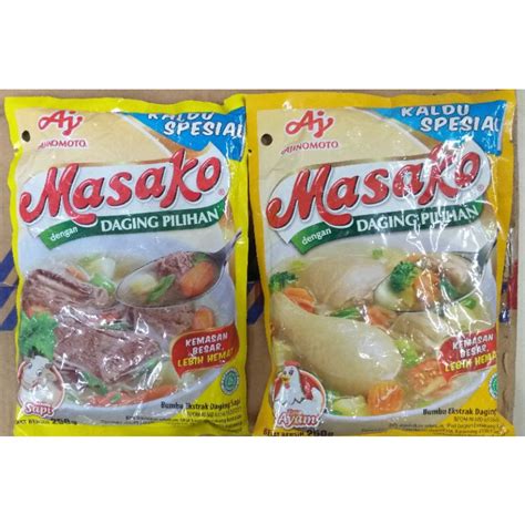 Jual Masako Bumbu Ekstrak Daging Ayam And Sapi 100gr And 250gr Shopee