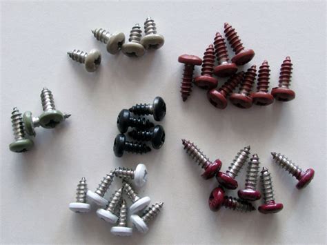 Painted Head Fasteners Whites Fasteners