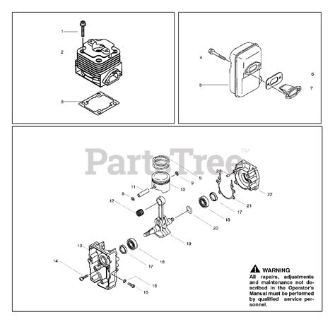 Poulan Pro Bp 402 Poulan Pro Backpack Blower Cylinder And Crankcase Assembly Parts Lookup With