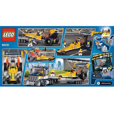 Lego City 60151 Dragster Transporter Decotoys