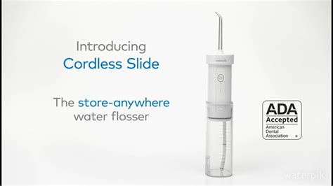 How To Use The Waterpik™ Cordless Slide Water Flosser Youtube