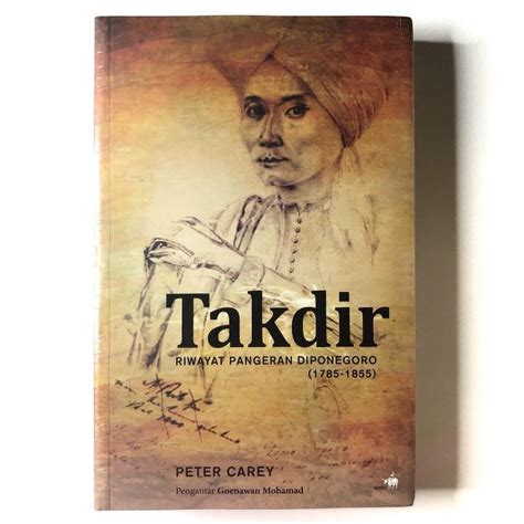 Buku Preloved Indonesia Takdir Riwayat Pangeran Diponegoro