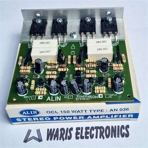 Jual Kit Power Ampli Amplifier 150w Watt Stereo Ocl Transistor Alin