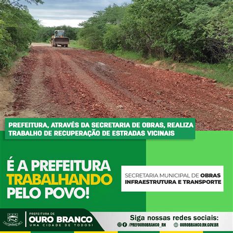 Prefeitura Atrav S Da Secretaria De Obras Realiza Trabalho De