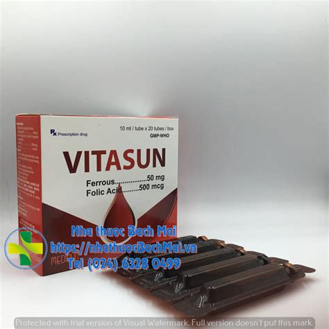 Vitasun 10ml Nhà Thuốc Bạch Mai