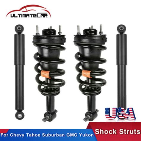 4Pcs Front Rear Shock Struts Absorbers ASSY For Chevy Tahoe Suburban