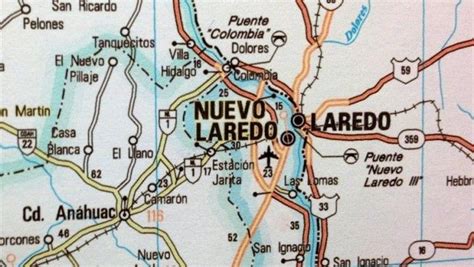 Laredo Mexico Baja Map