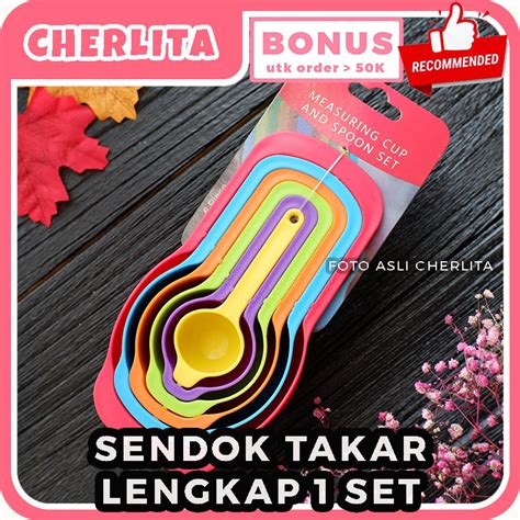 Jual Sendok Takar Measuring Spoon Sendok Ukur Takaran Cup Set Lengkap