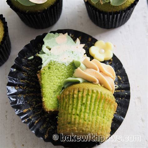 Pandan Butter Cupcakes With Gula Melaka And Pandan Buttercream BAKE