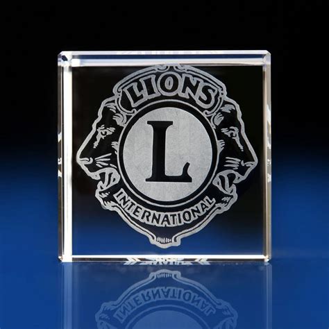 Rotary And Lions Club Awards 3d Engraved Crystal Awards Laser Crystal