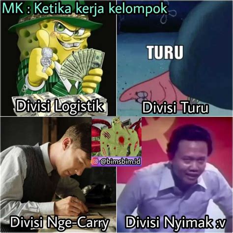 10 Meme Kerja Kelompok di Masa Sekolah, Relate Banget!