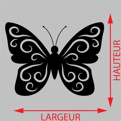 Sticker Papillon Monarque Autocollant Papillon Monarque Zonestickers