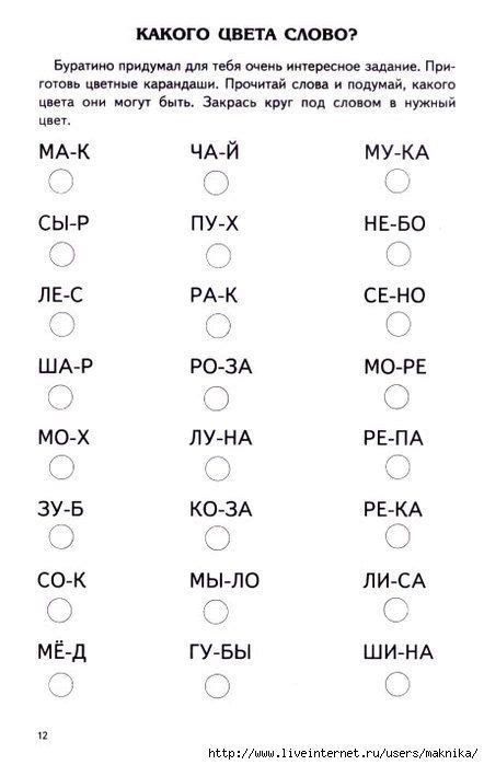 Учимся читать по слогам для детей 5 6 лет азбука - подборка 21 картинка ...