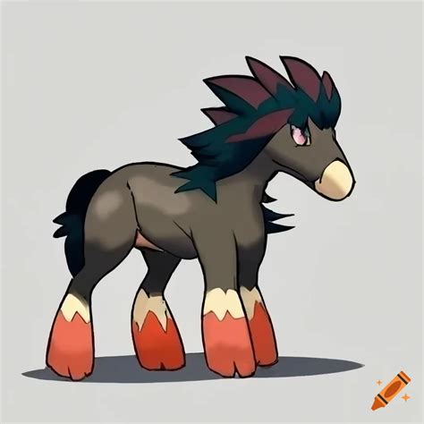 Image of a adult mudsdale pokémon on Craiyon