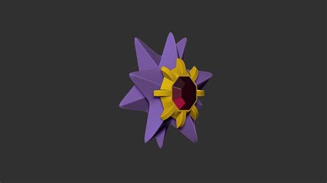 pokemon staryu evolution pack 3D model 3D printable | CGTrader