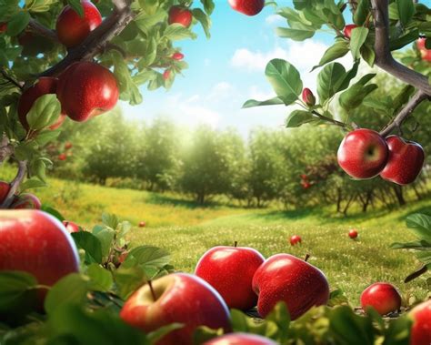 Apple Orchard Wallpaper