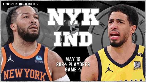 New York Knicks Vs Indiana Pacers Full Game Highlights May