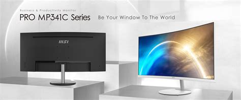 MSI PRO MP341CQW 34-Inch Full HD Computer Monitor - Professional Curved ...
