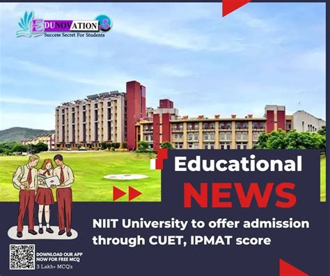 Niit University To Offer Admission Through Cuet Ipmat Score Edunovations