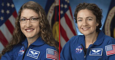 Christina Koch Y Jessica Meir Participar N En La Caminata Espacial